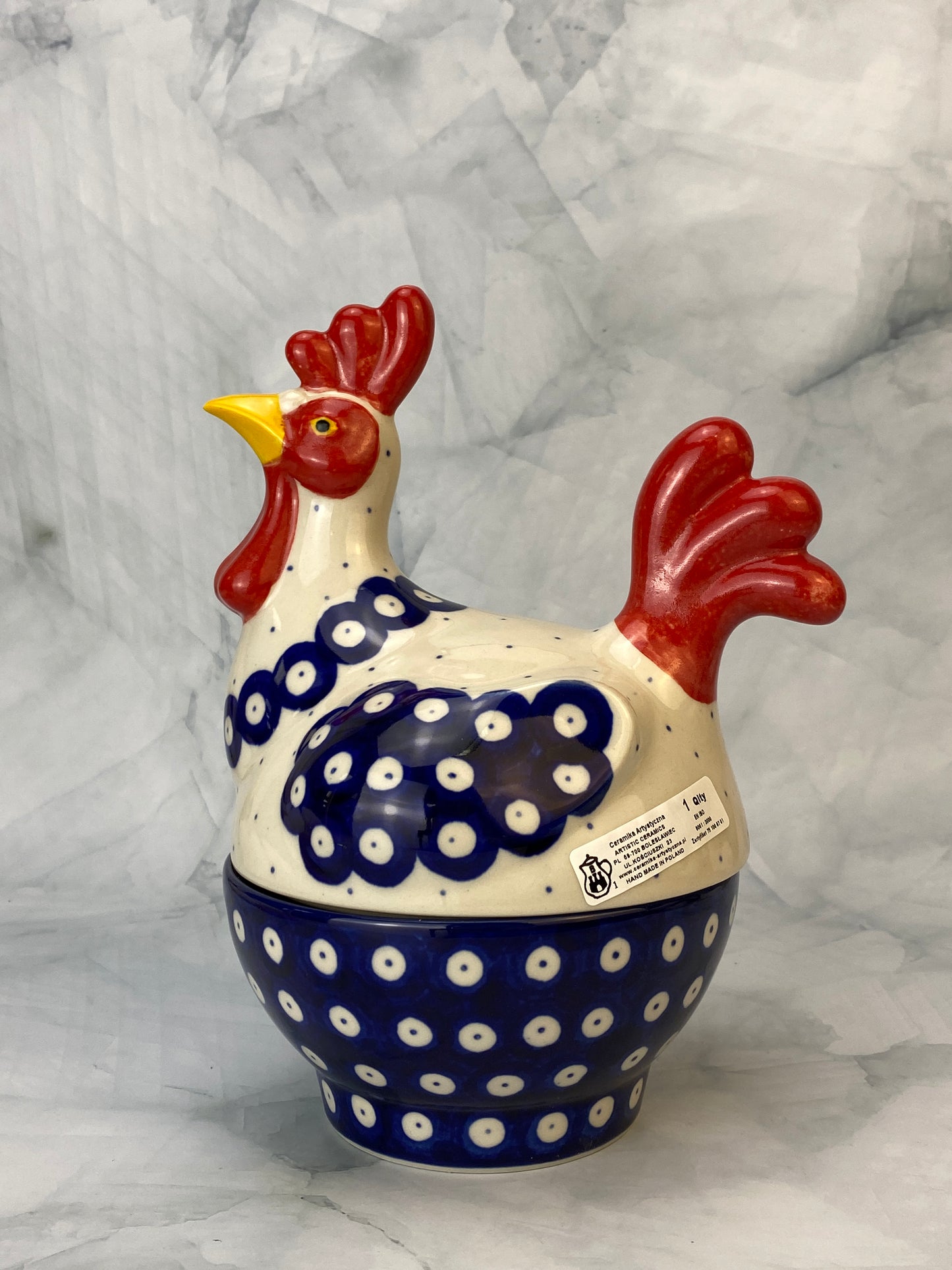 Covered Rooster - Shape D61 - Pattern 70a