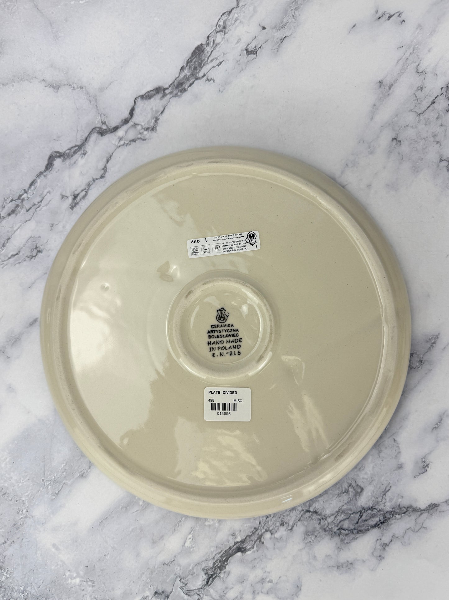 Large Divided Dish - Shape 498 - Pattern 1416