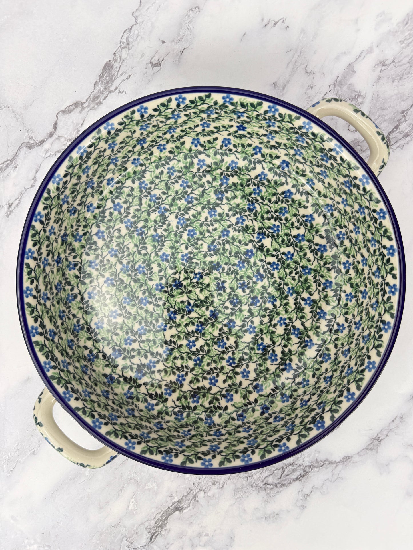 10" Round Baker With Handles - Shape 420 - Pattern 2349