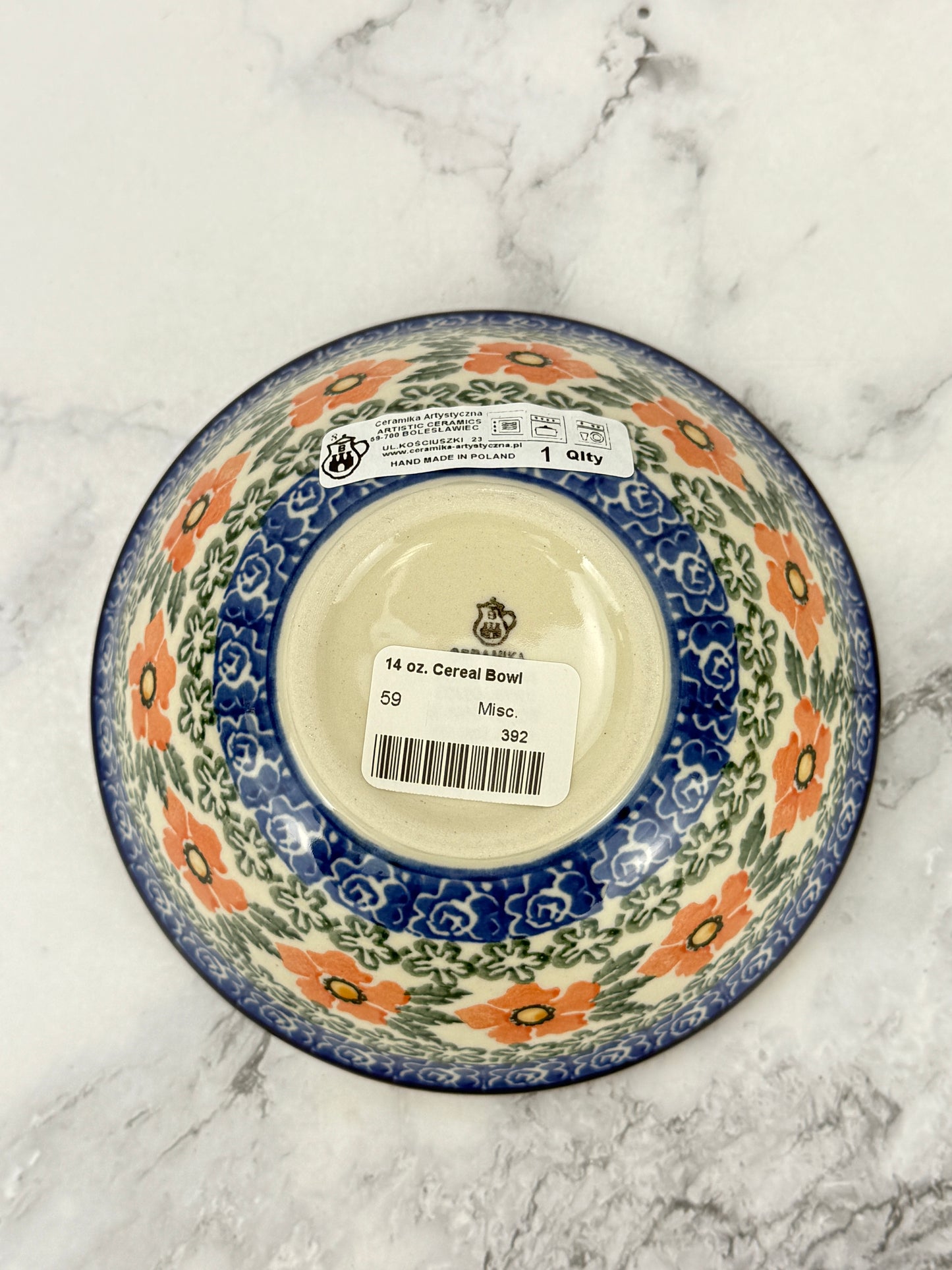 Small Cereal Bowl - Shape 59 - Pattern 1670