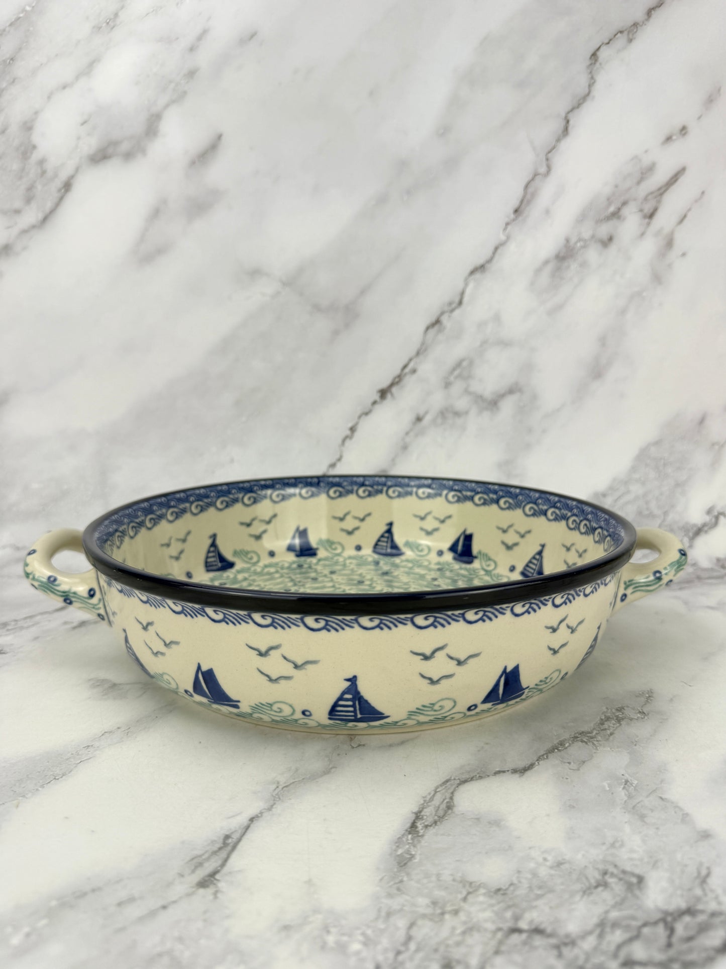 10" Round Baker With Handles - Shape 420 - Pattern 2988