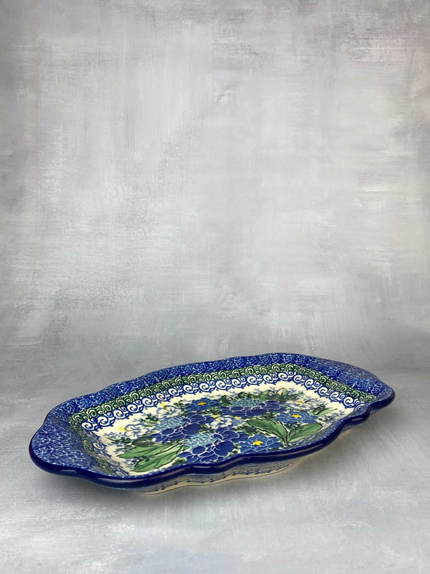 Small Wavy Unikat Platter - Shape 785 - Pattern U5138