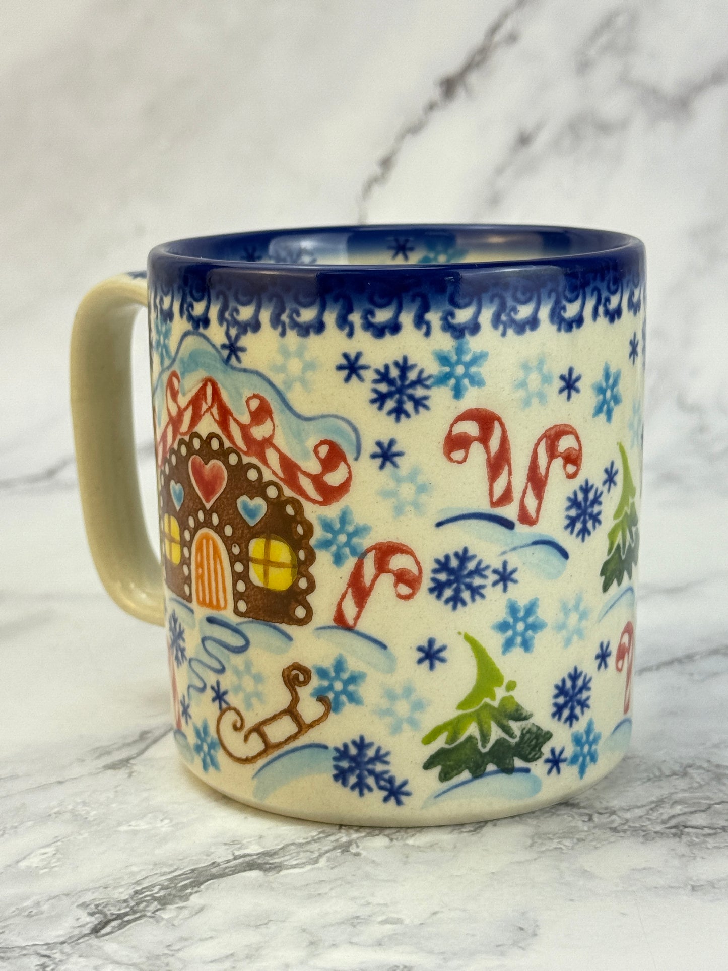 Vena Unikat 12oz Holiday Mug - Shape V055 - Gingerbread