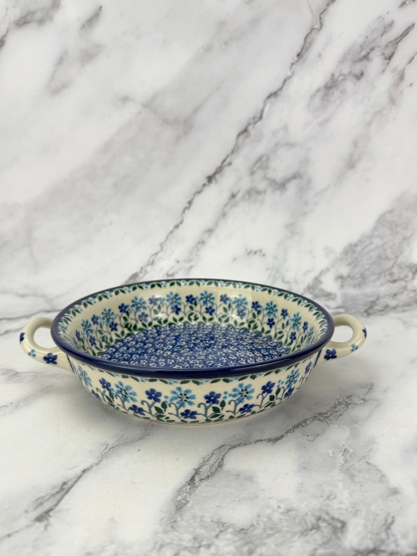 Small Round Baker with Handles - Shape C40 - Pattern 2785