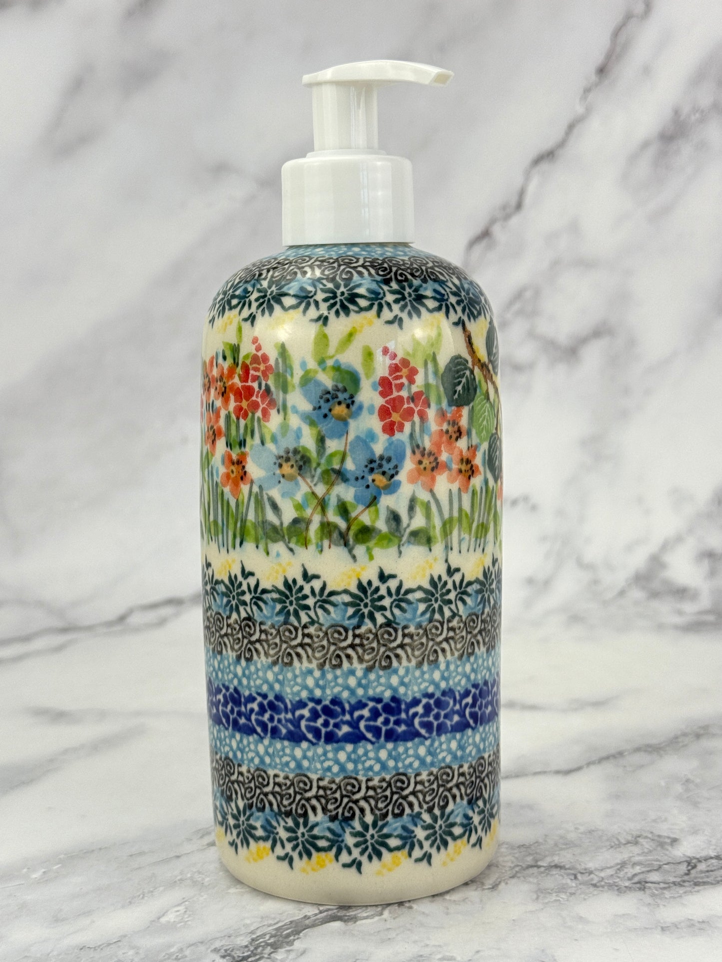 Tall Unikat Soap Dispenser - Shape G42 - Pattern U5098