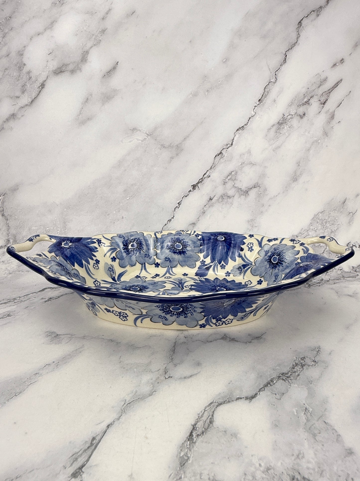 Handled Unikat Serving Dish - Shape B43 - Pattern U5176