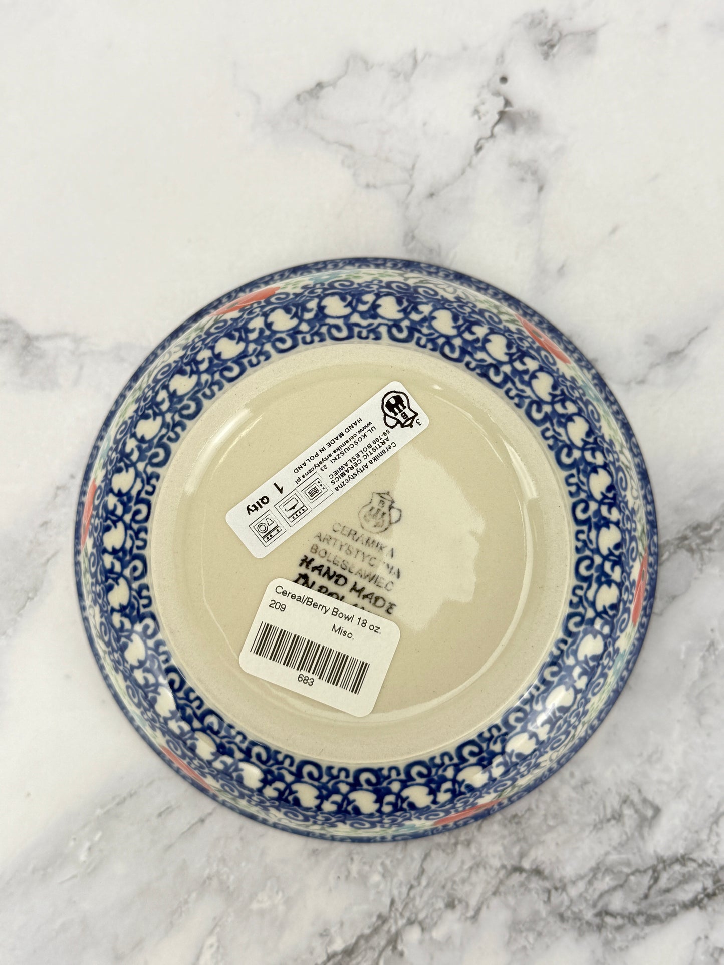 Cereal / Berry Bowl - Shape 209 - Pattern 2901