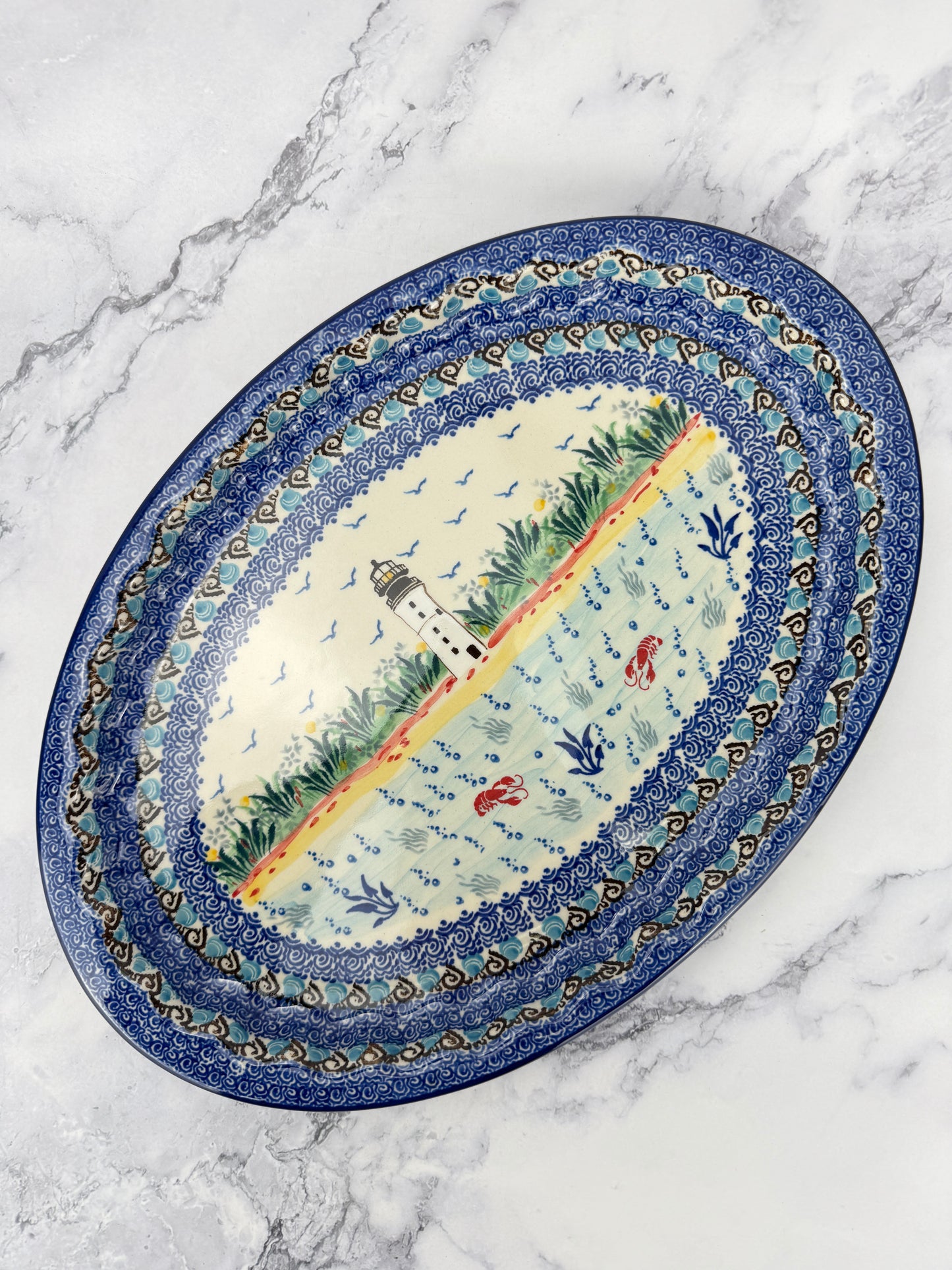 Unikat Oval Platter - Shape 614 - Pattern U5241