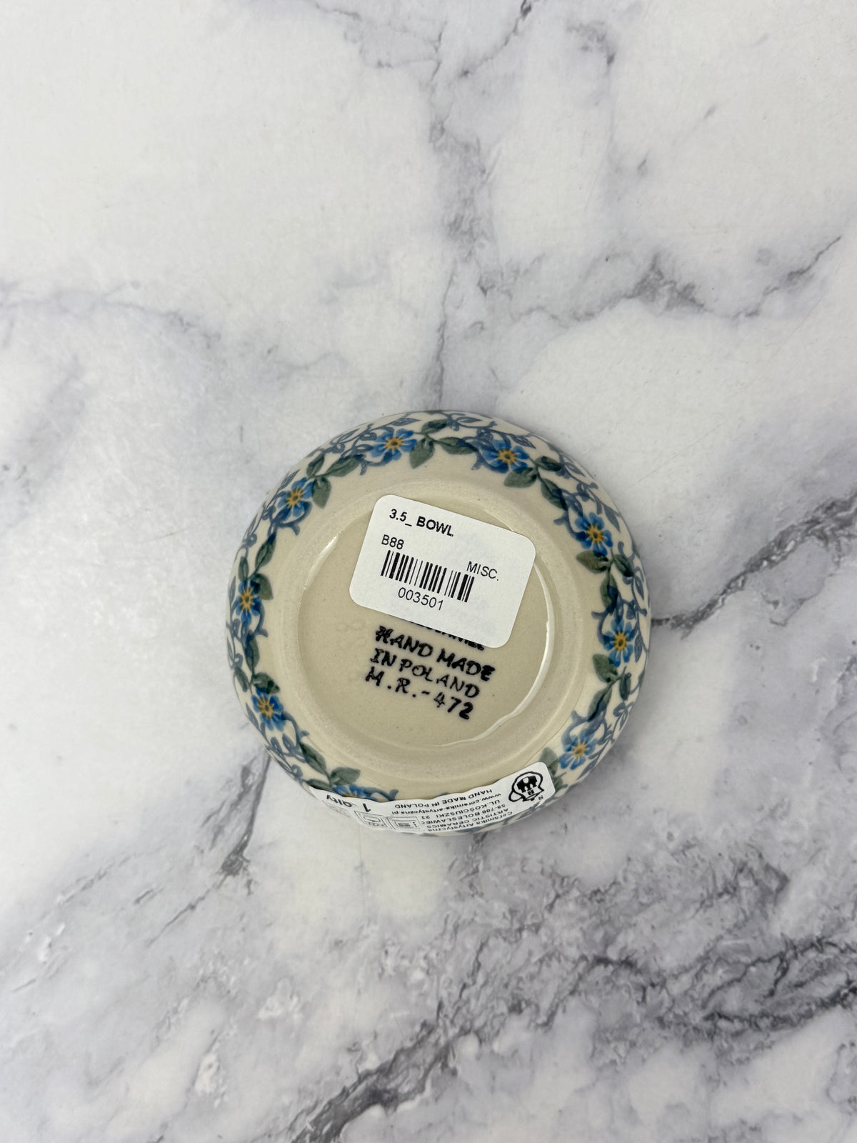 Small Bowl - Shape B88 - Pattern 2089