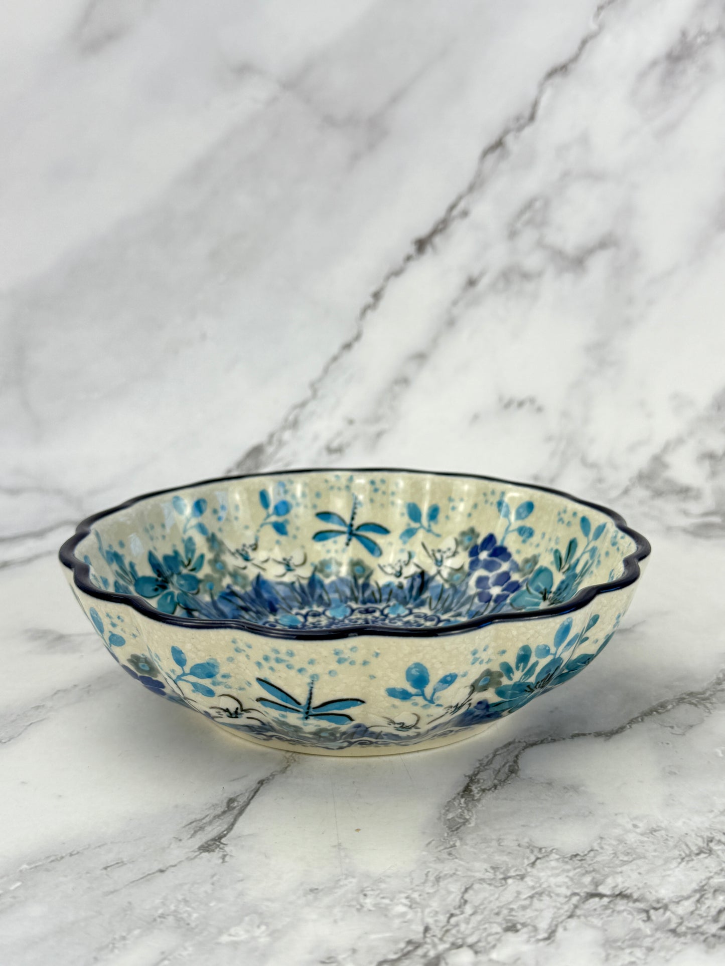 Unikat Ruffled Bowl - Shape 448 - Pattern U4964