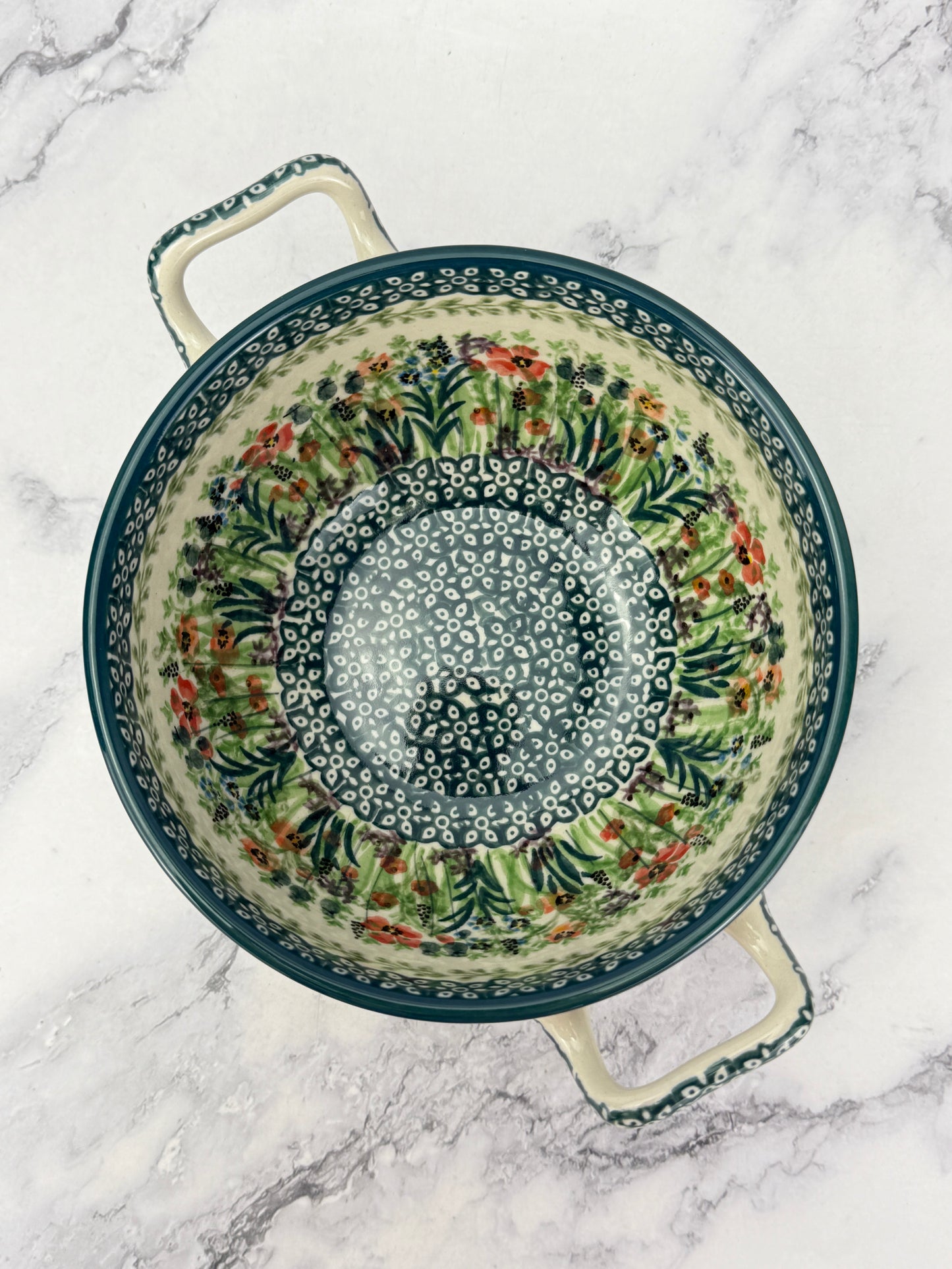 Unikat Open Handled Bowl - Shape D02 - Pattern U4335