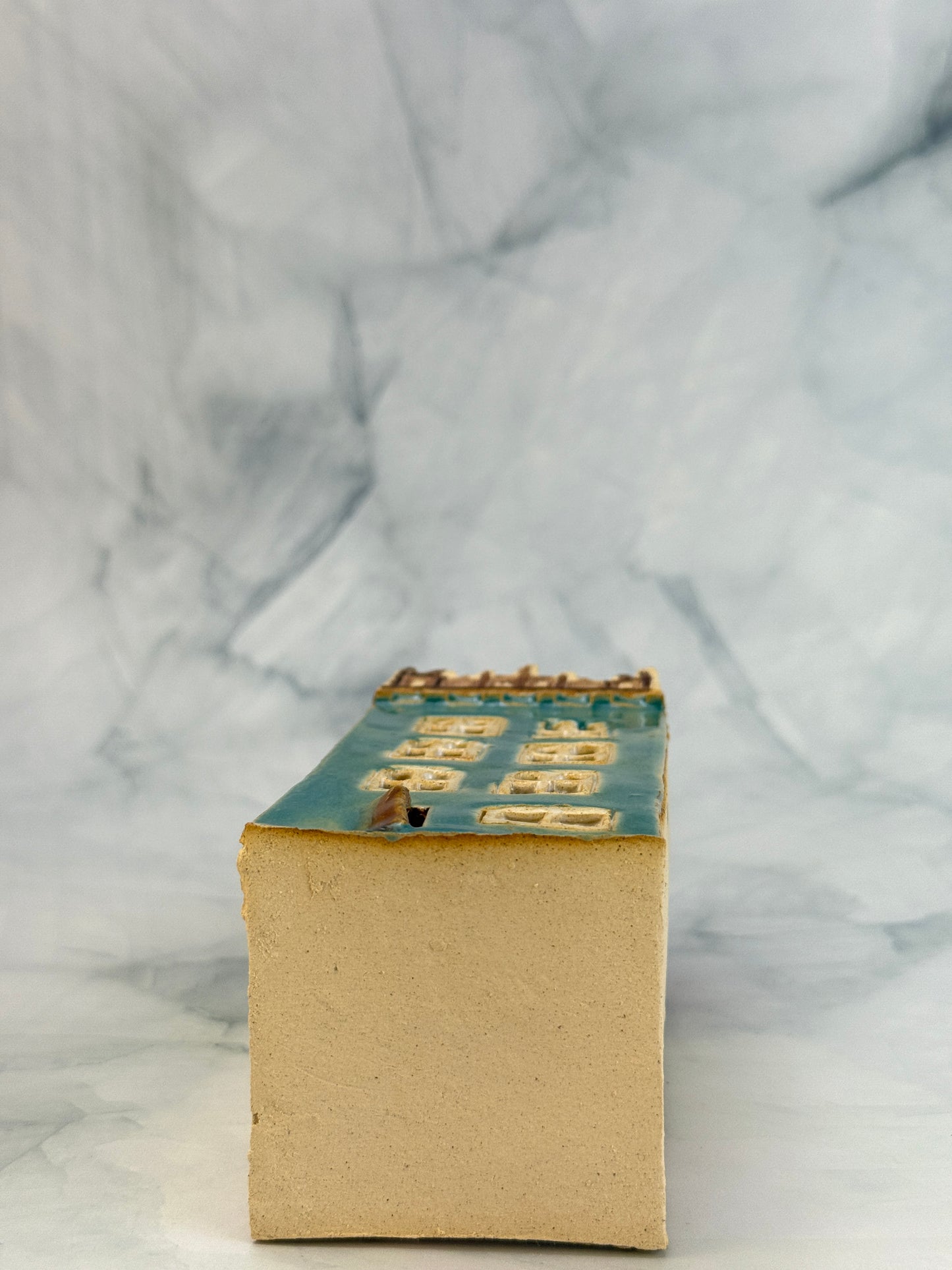 Ceramic Votive House - N