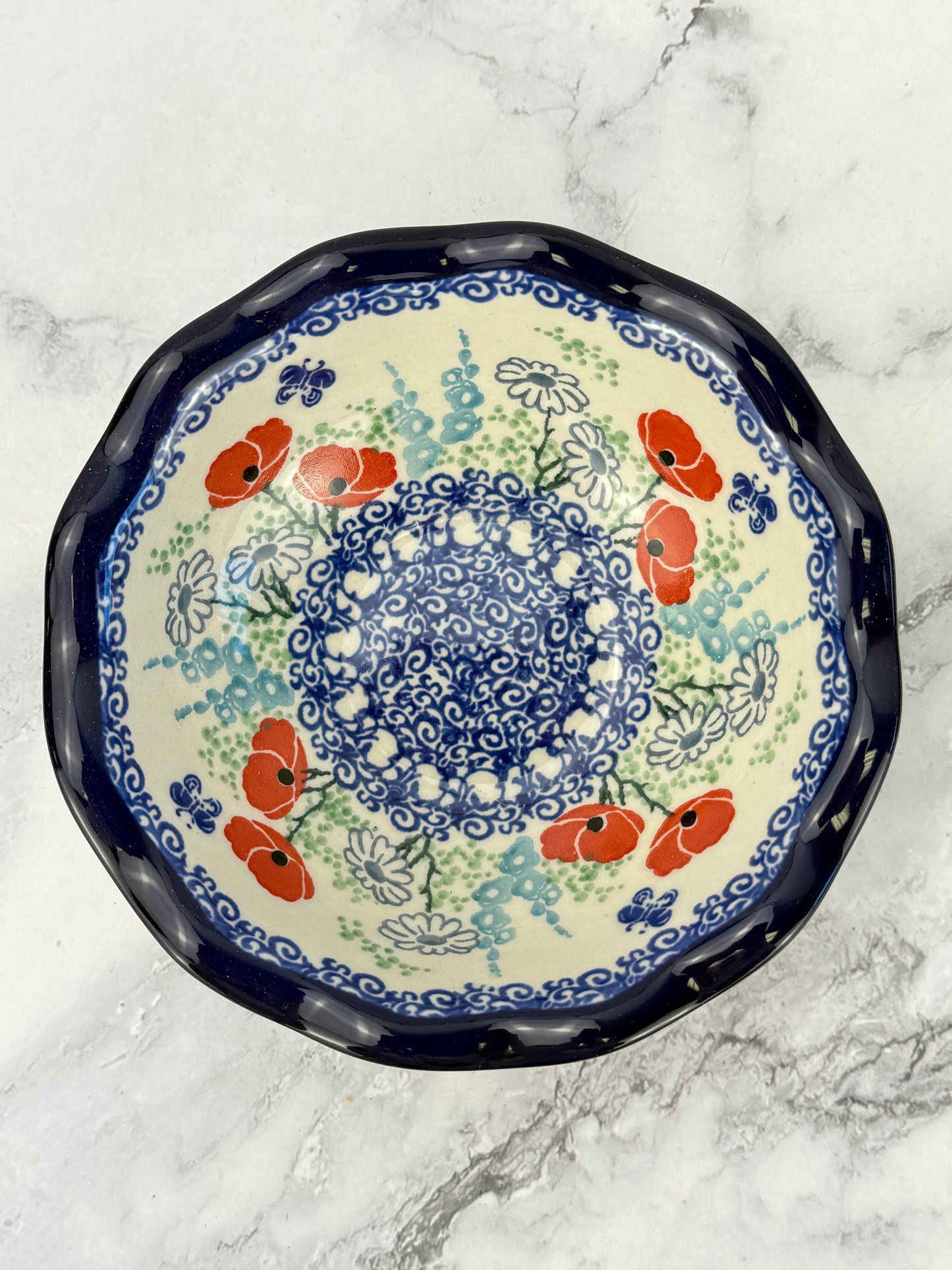 Medium Ruffled Bowl - Shape 625 - Pattern 2901