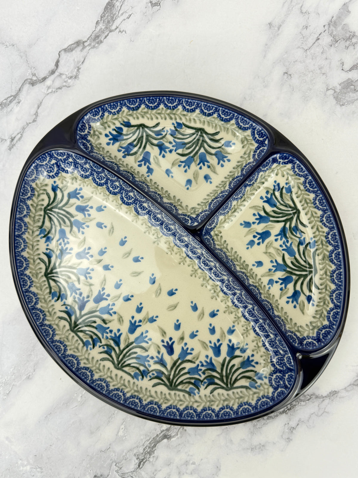 Divided Oval Dish - Shape 485 - Pattern 1432
