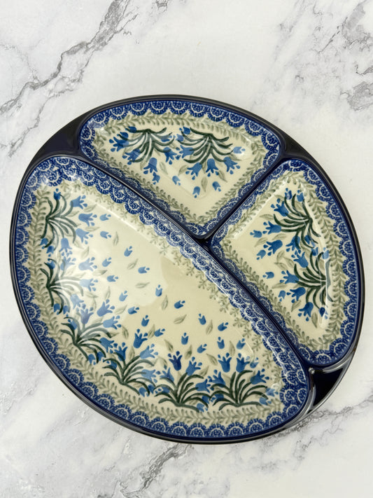 Divided Oval Dish - Shape 485 - Pattern 1432