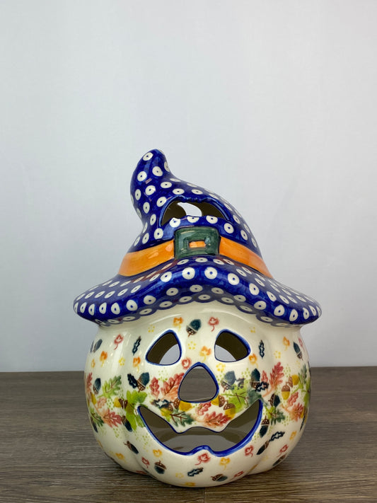 SALE Medium Unikat Pumpkin with Hat - Pattern CU497