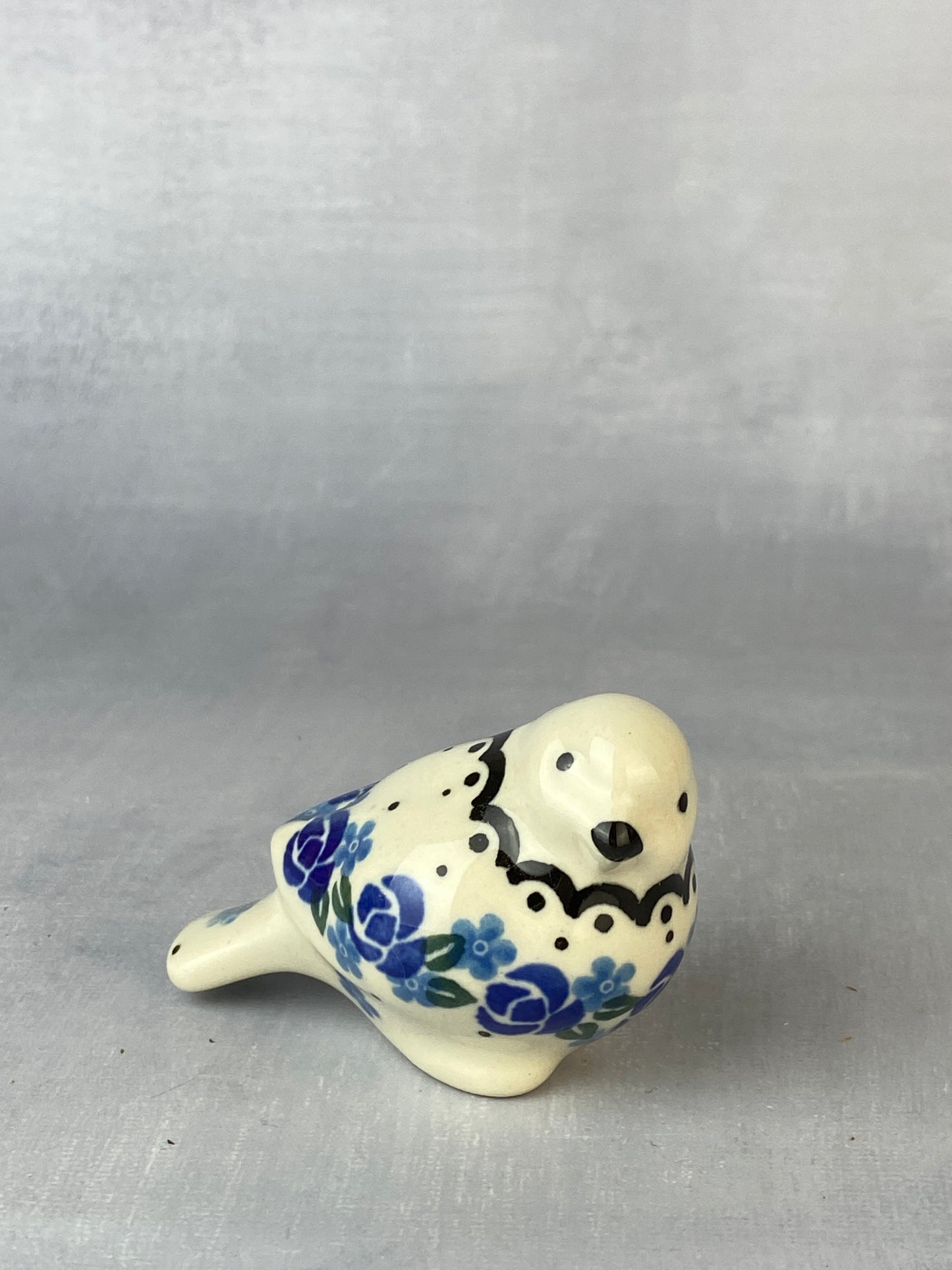 Chubby Bird Figurine - Shape D88 - Pattern 882