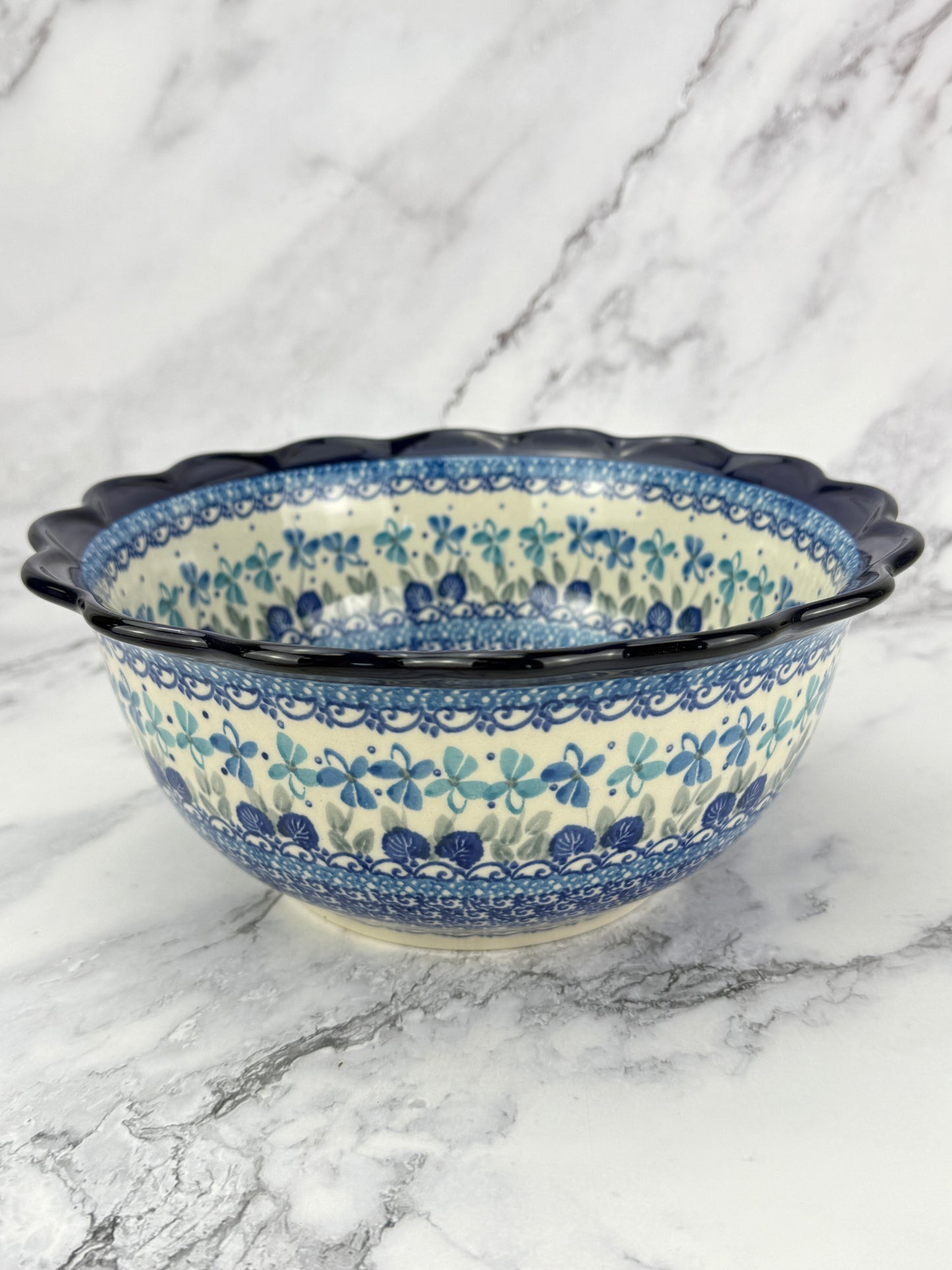 Large Ruffled Bowl - Shape 628 - Pattern 2751