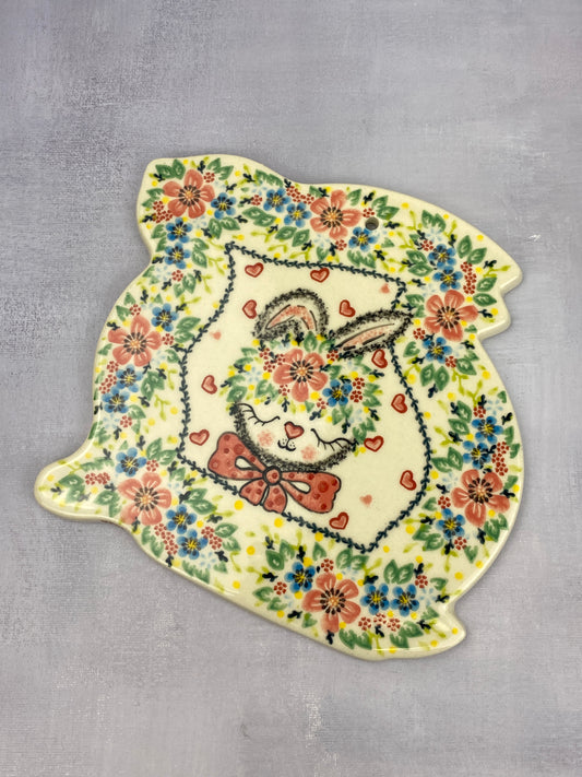 Vena Unikat Bunny Trivet - Shape V608 - Pink Bunny