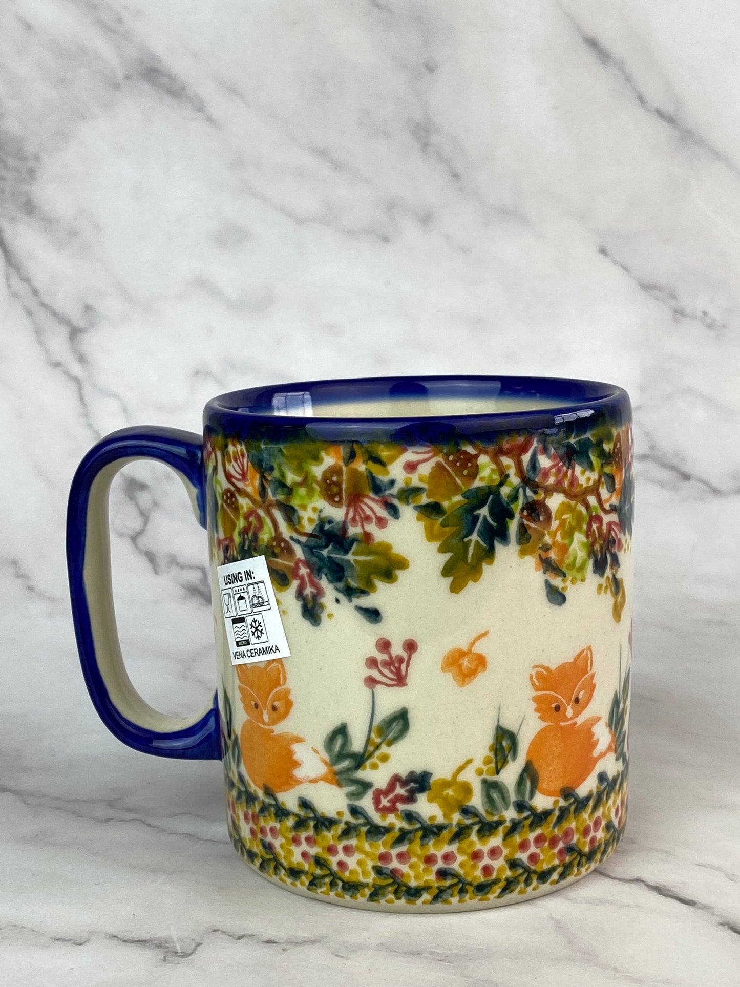 Vena Unikat 12oz Mug - Shape V055 - Pattern U639 Fox