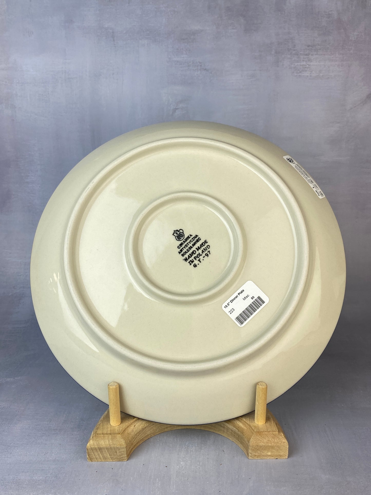 10.5" Dinner Plate - Shape 223 - Pattern 2273