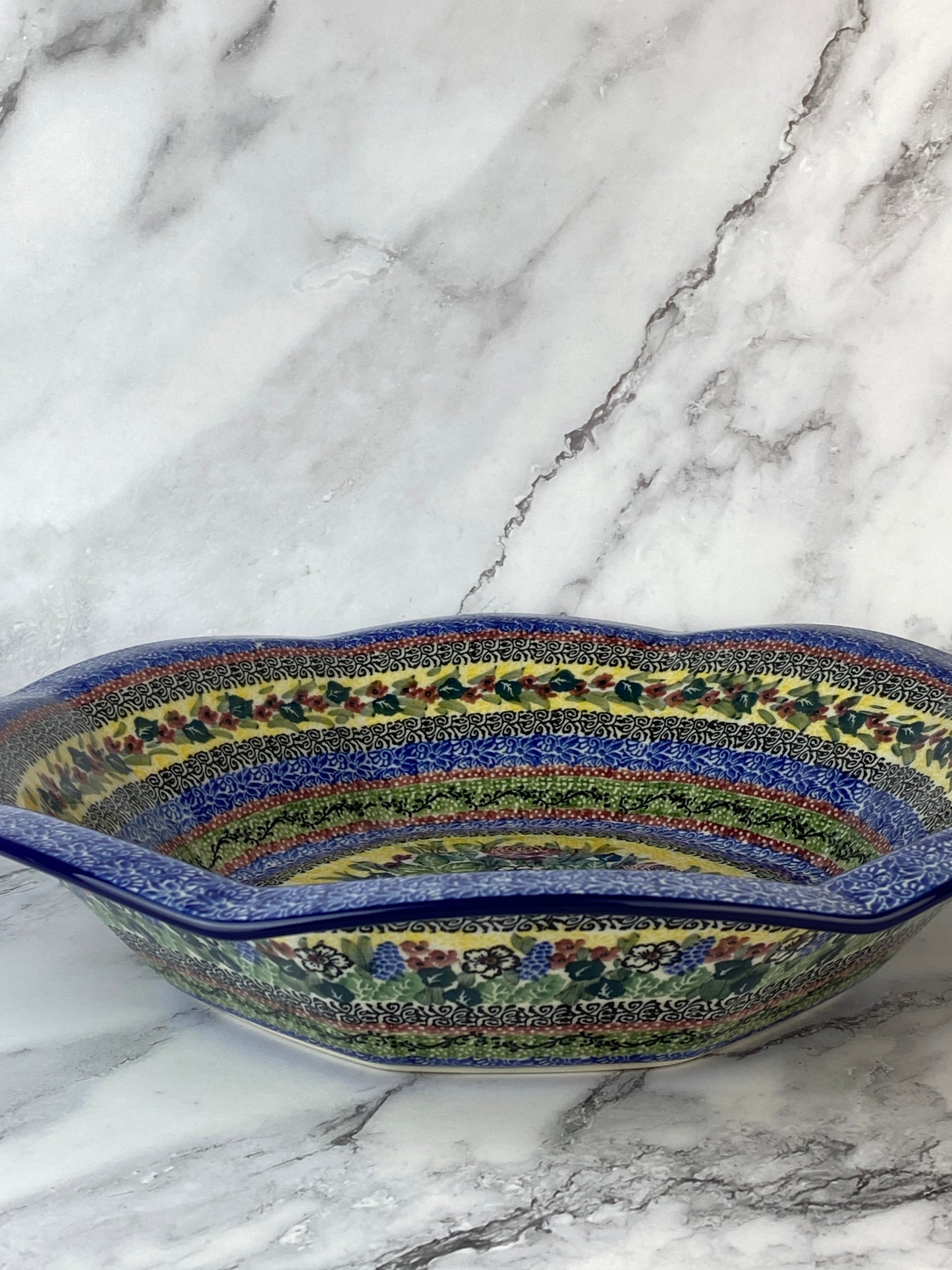 Extra Large Flared Unikat Bowl - Shape 801 - Pattern U4288
