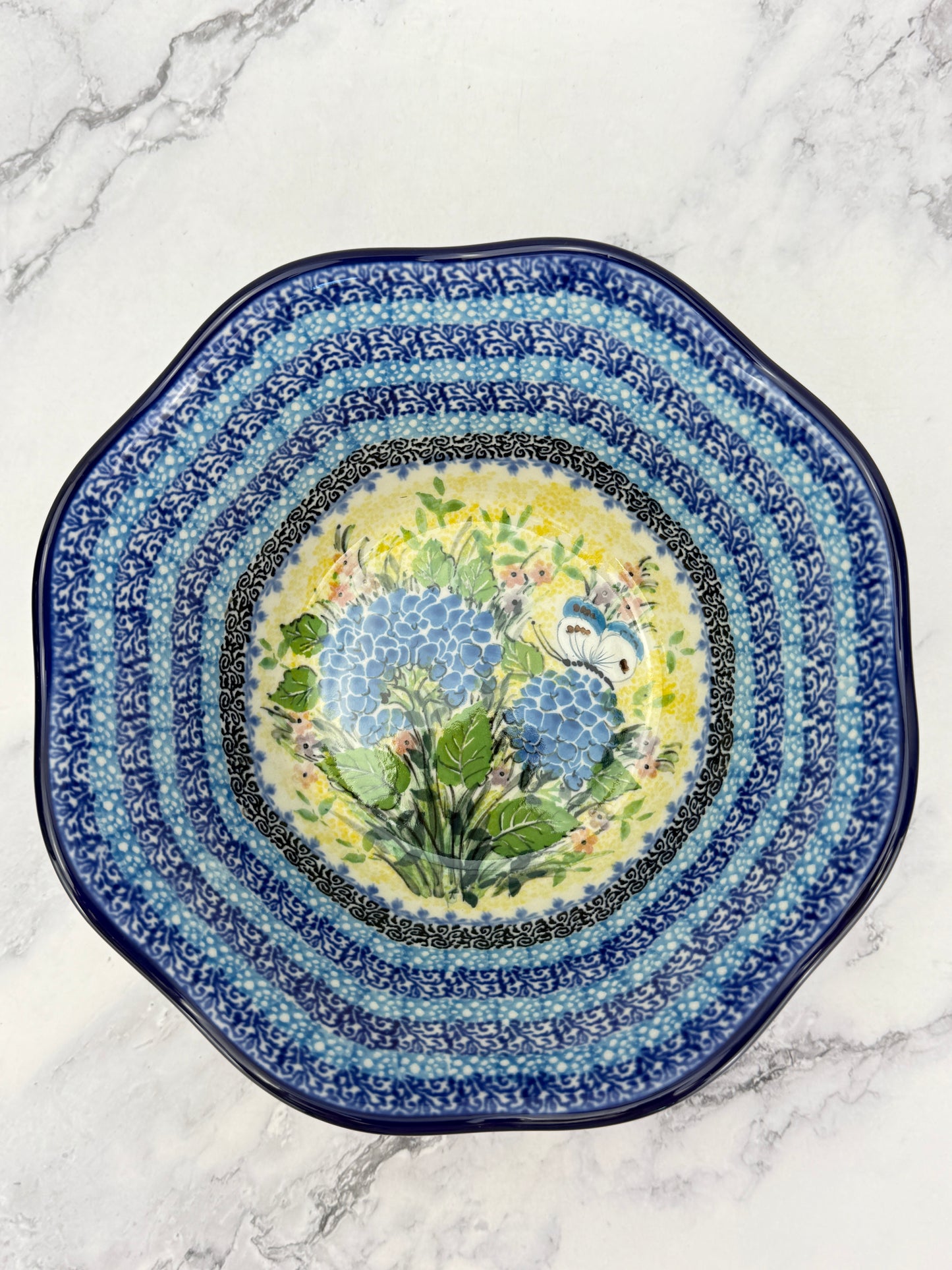 Small Wavy Unikat Bowl - Shape 691 - Pattern U5048