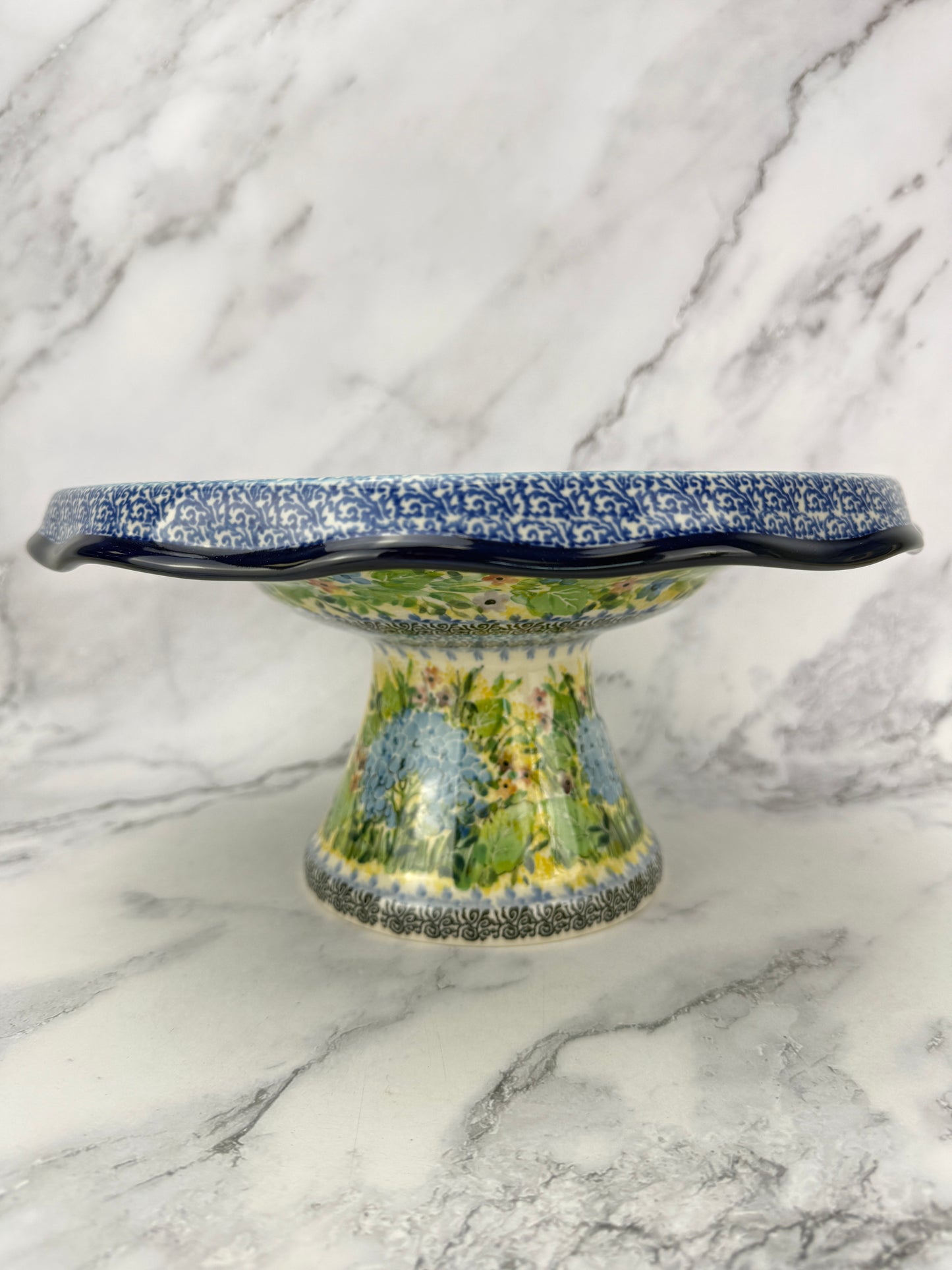 Unikat Pedestal Cake Plate & Server - Shape 148 & 438 - Pattern U5048
