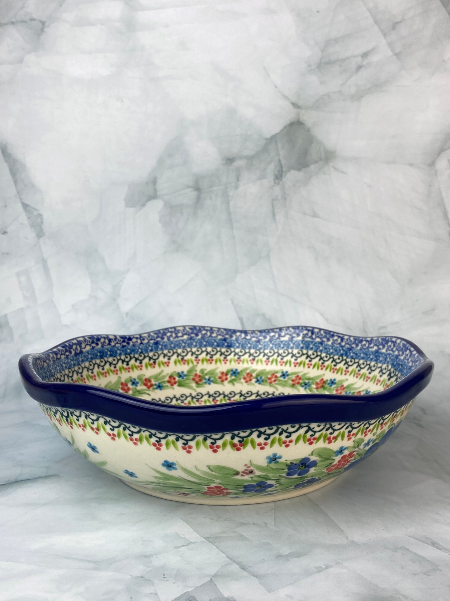 Wavy Edge Unikat Bowl - Shape 273 - Pattern U5157