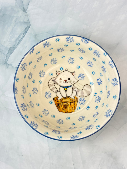 Moja Bowl - White Kitty