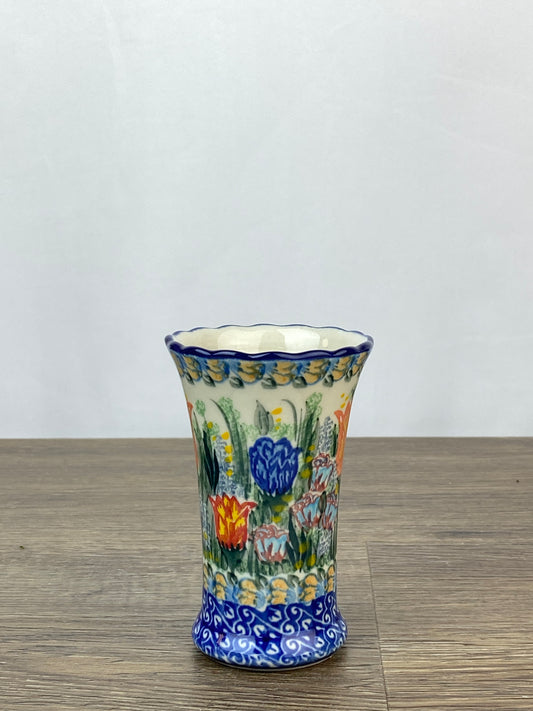 SALE Ruffled Unikat Bud Vase - Shape 127 - Pattern U3651