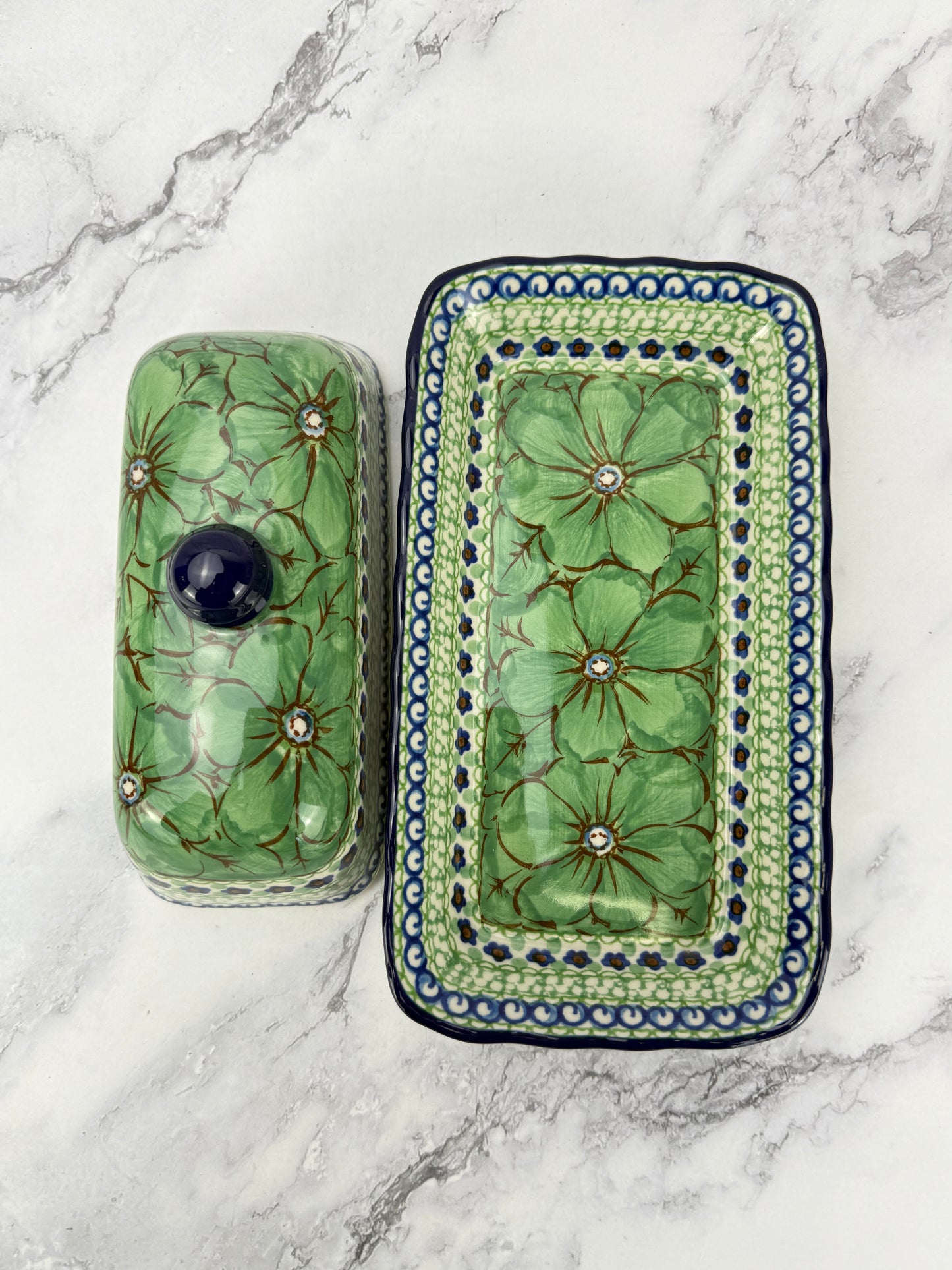 Fancy Unikat Butter Dish - Shape A65 - Pattern U408D