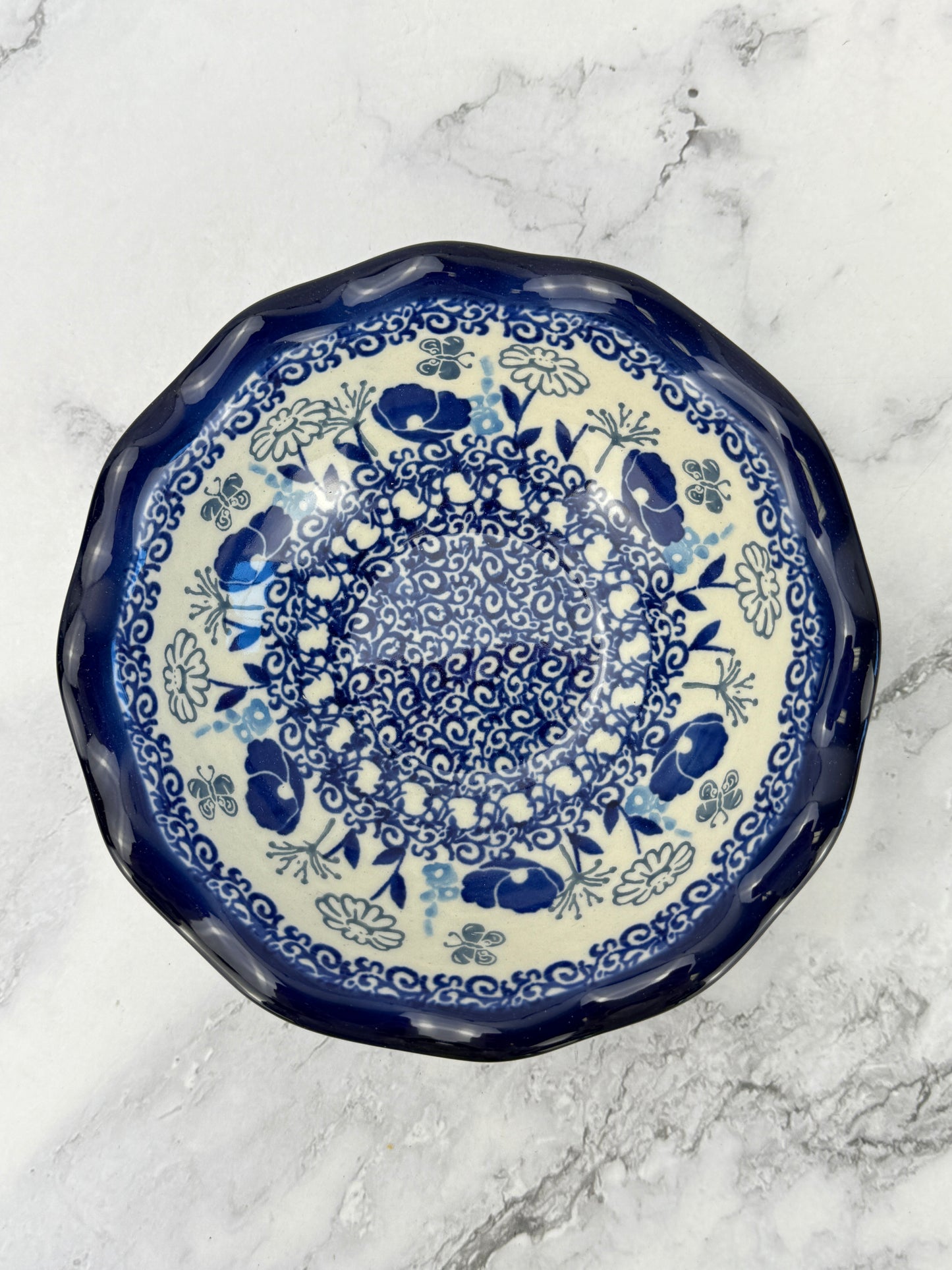 Medium Ruffled Bowl - Shape 625 - Pattern 2902