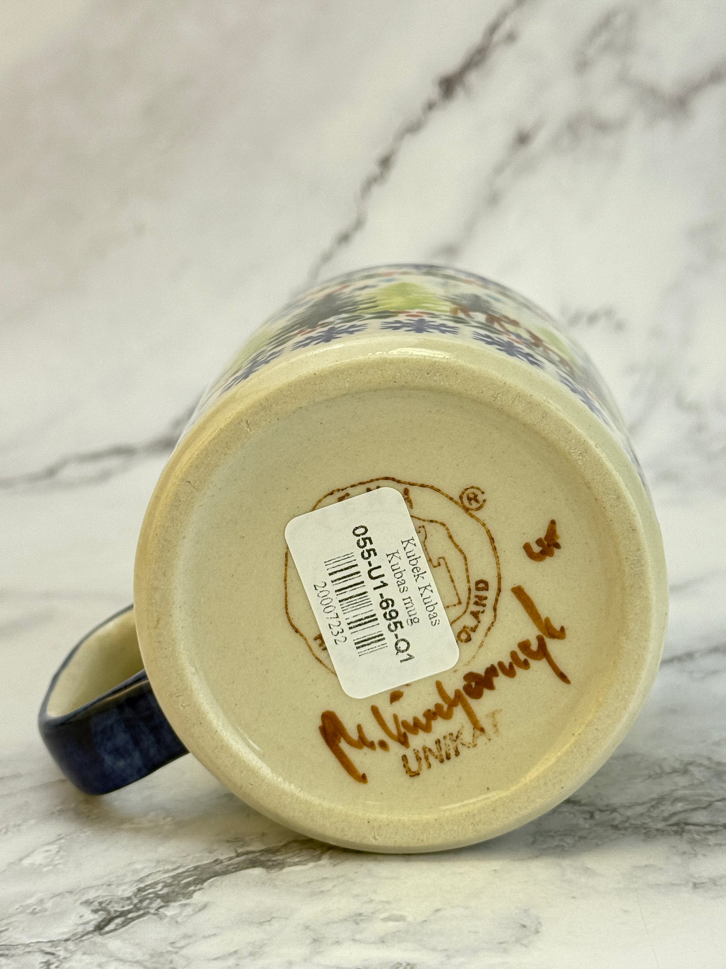 Vena Unikat 12oz Holiday Mug - Shape V055 - Winter Forest