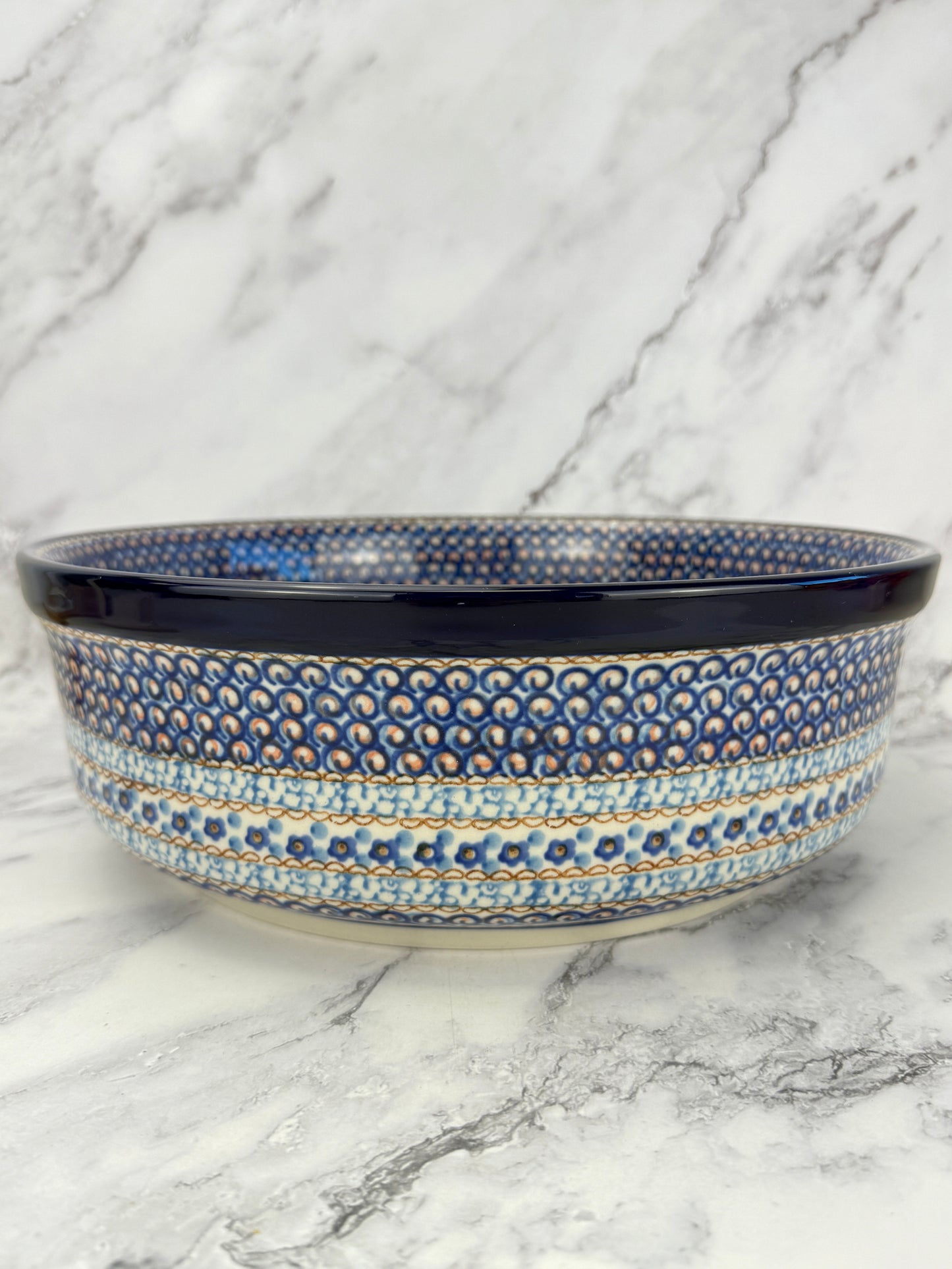 Large Unikat Serving Bowl - Shape 116 - Pattern U408C