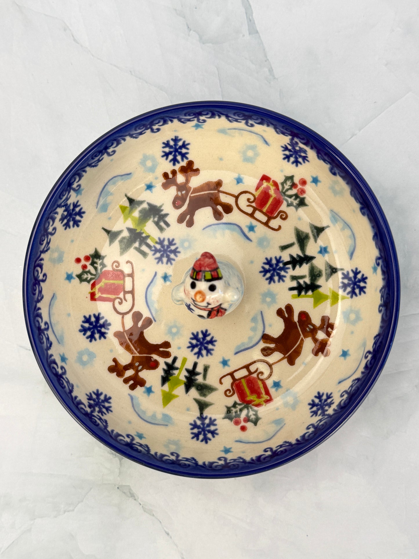 Vena Unikat Holiday Dish - Shape V681 - Reindeer