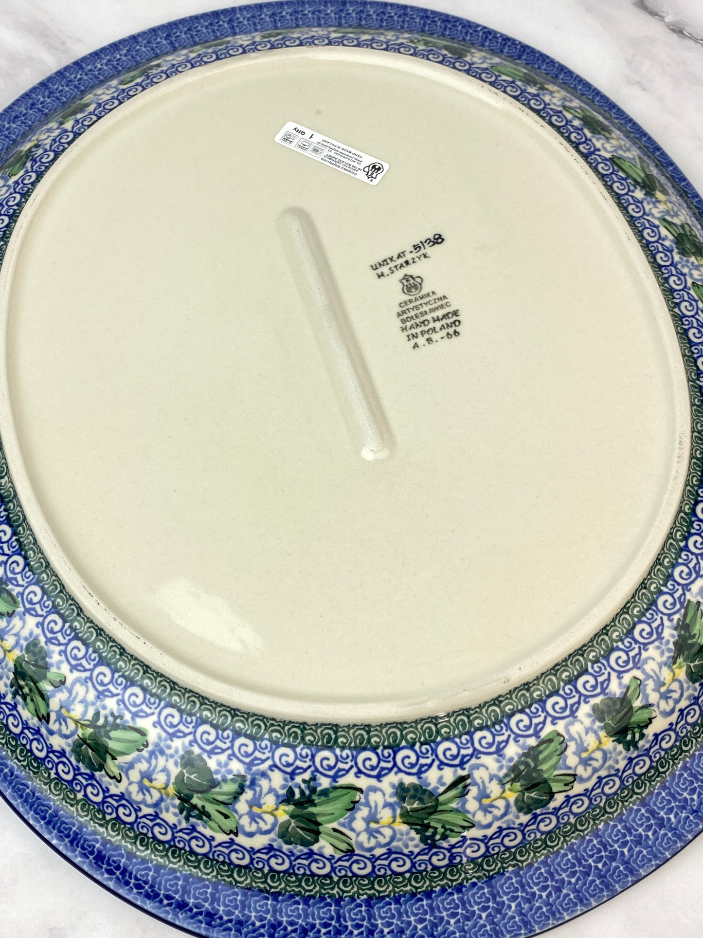 XL Unikat Platter - Shape B45 - Pattern U5138