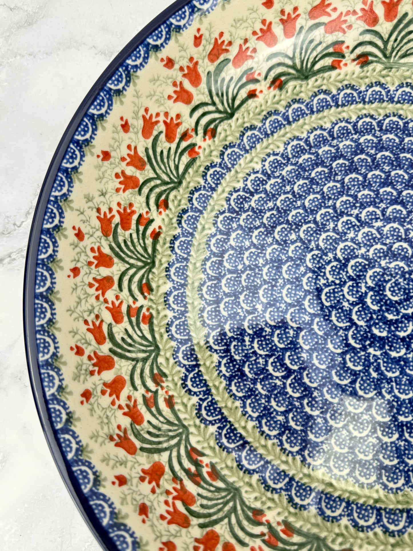 Pasta Server / Wide Shallow Bowl - Shape 115 - Pattern 1437