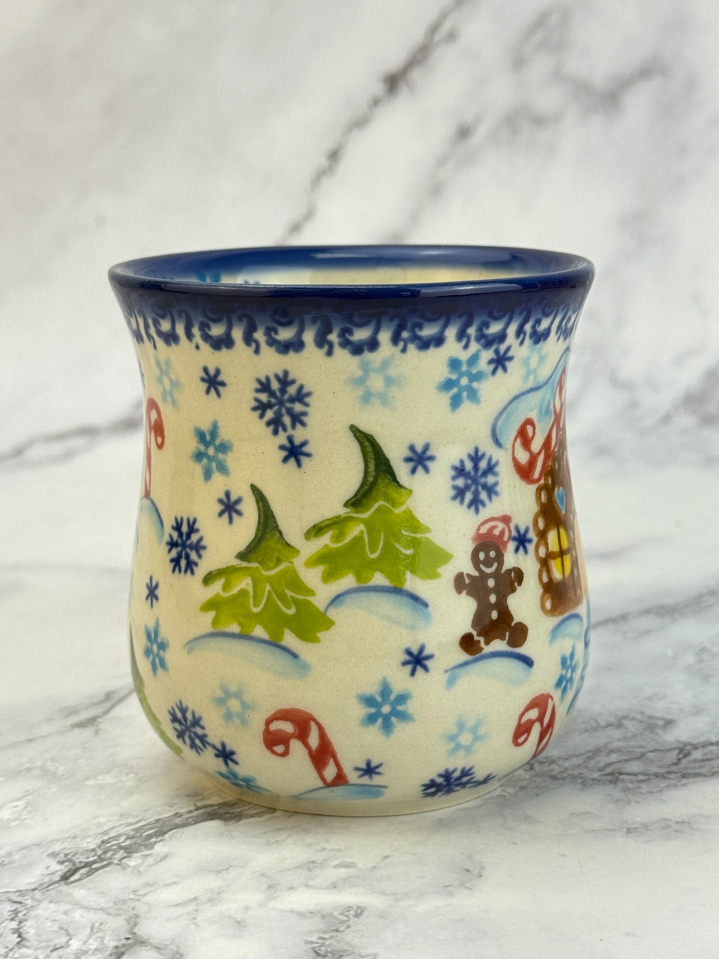 Vena Unikat 8oz Holiday Mug - Shape V053 - Gingerbread