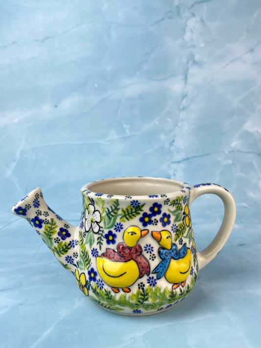 Vena Unikat Watering Can - Shape V536 - Yellow Spring Flowers