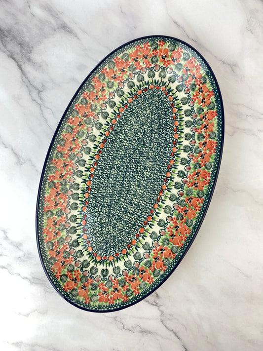 Large Unikat Oval Platter - Shape 205 - Pattern U4797