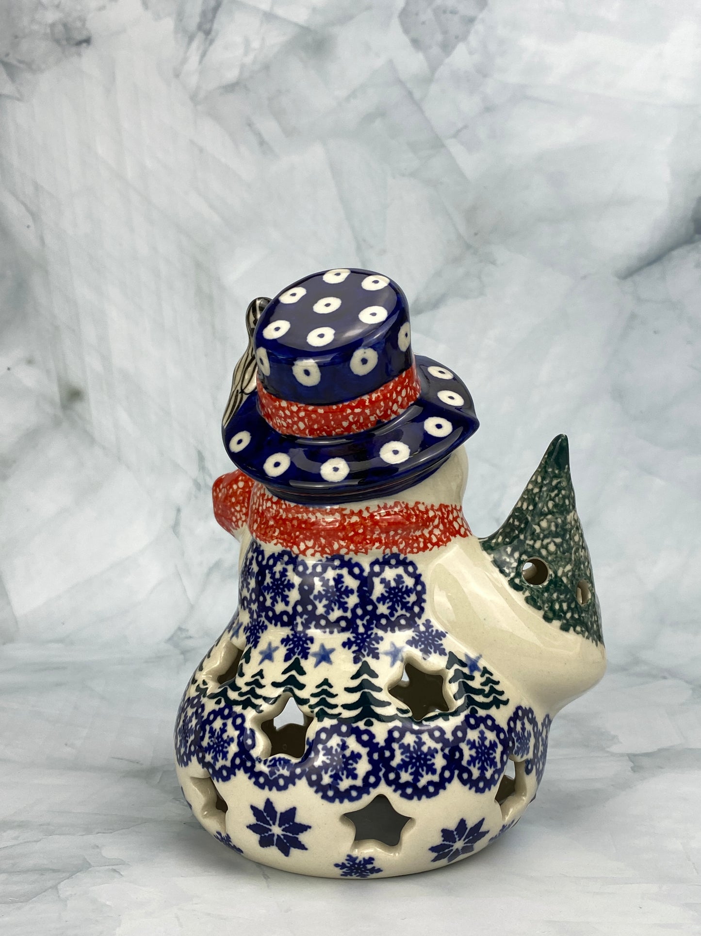 SALE Andy Snowman Votive - Christmas Trees