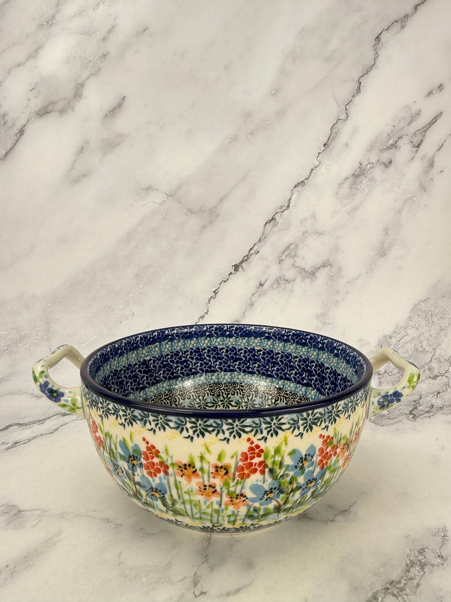 Unikat Open Handled Bowl - Shape D02 - Pattern U5098