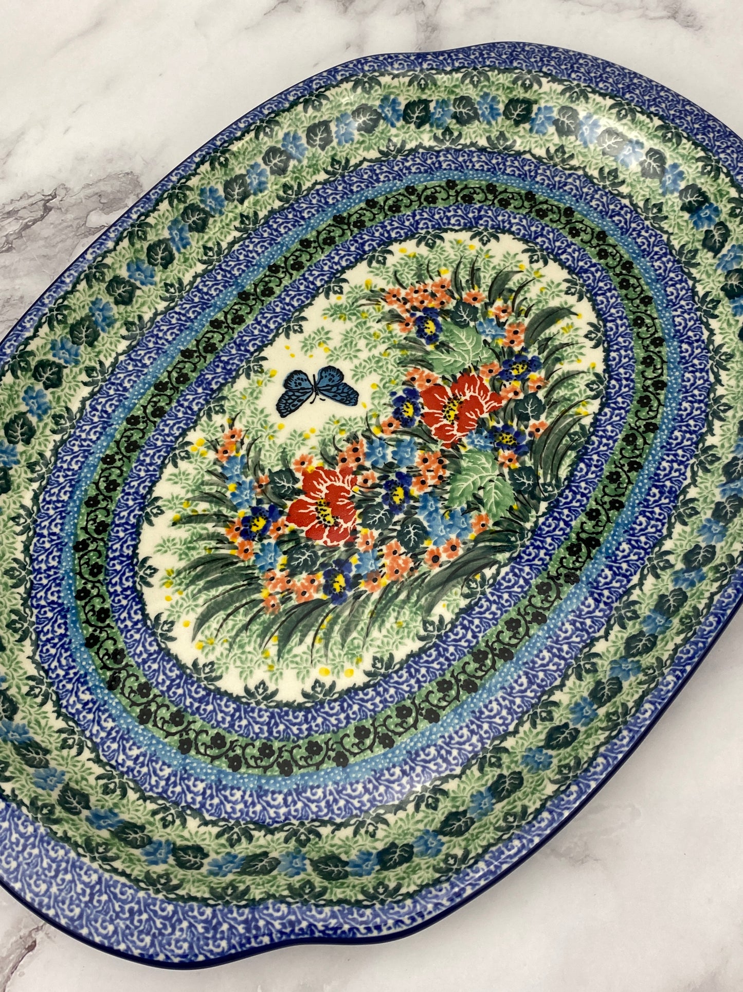 Unikat Platter With Handles - Shape 684 - Pattern U4553