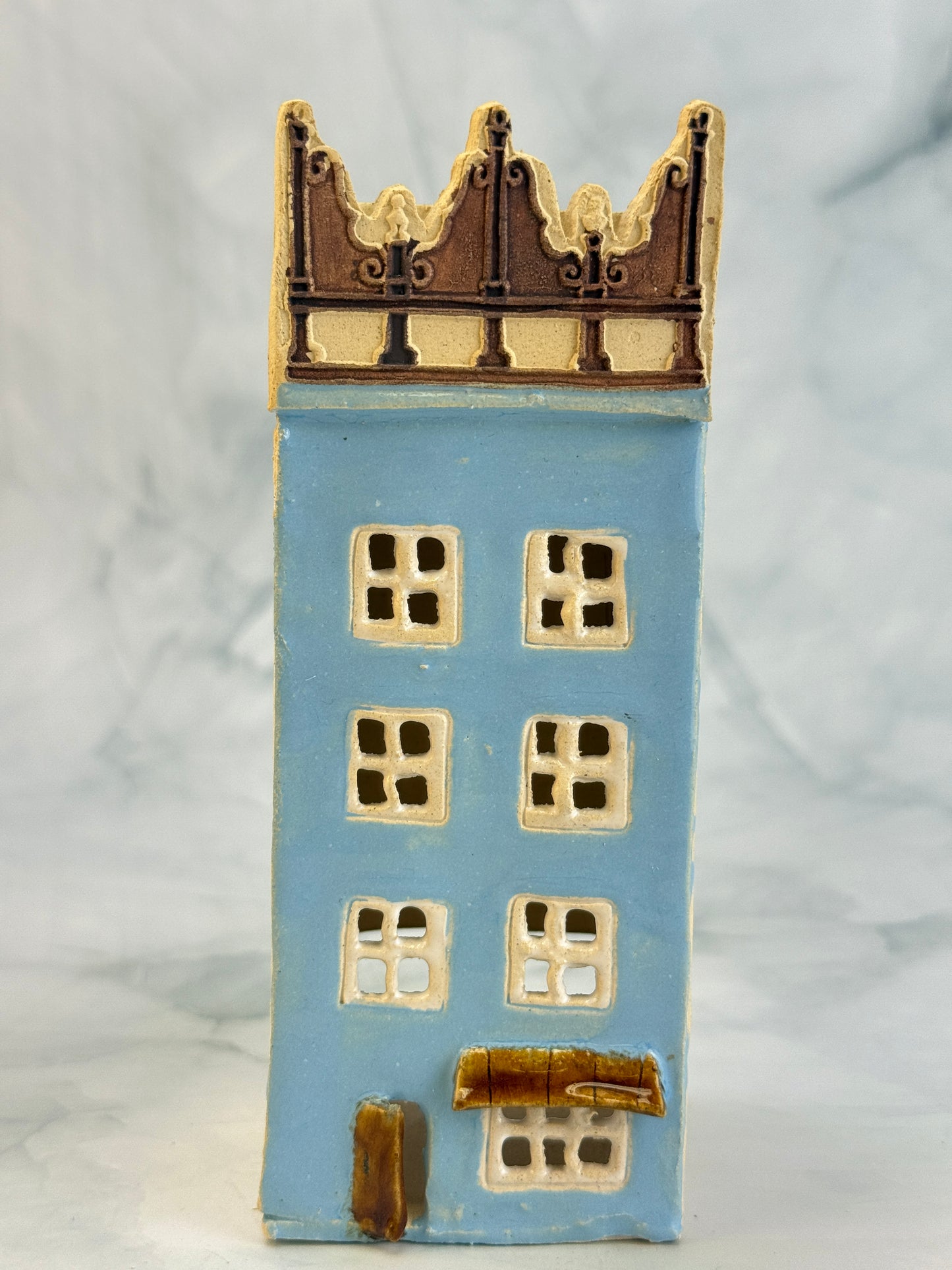 Ceramic Votive House - U