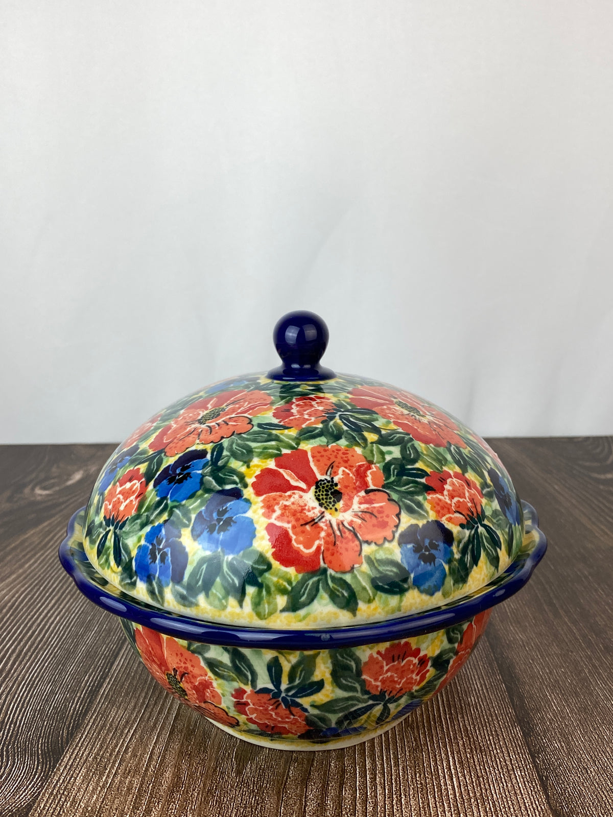 Roaster Pattern Scalloped Unikat Roaster - Shape D44 - Pattern U4704 – Polish Pottery ...