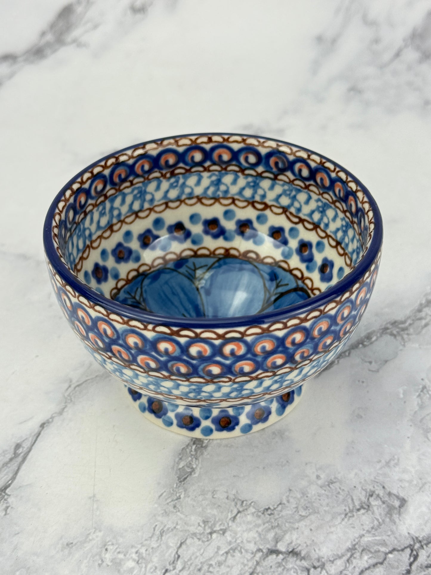 Mini Unikat Pedestal Bowl - Shape F97 - Pattern U408C