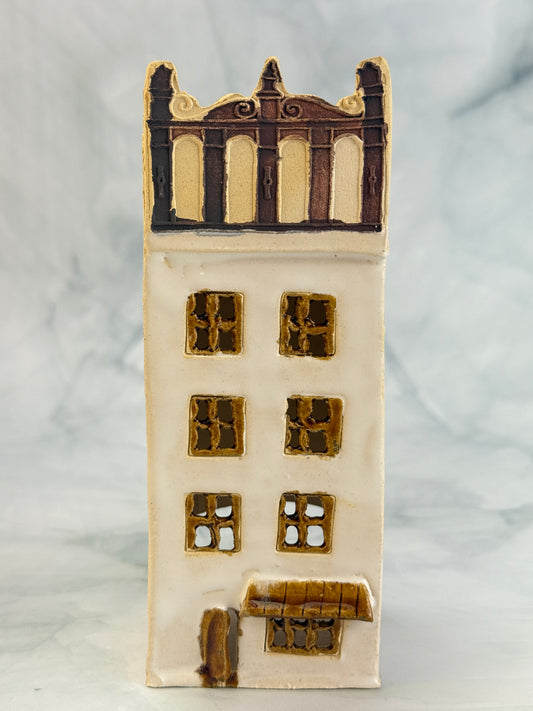 Ceramic Votive House - A