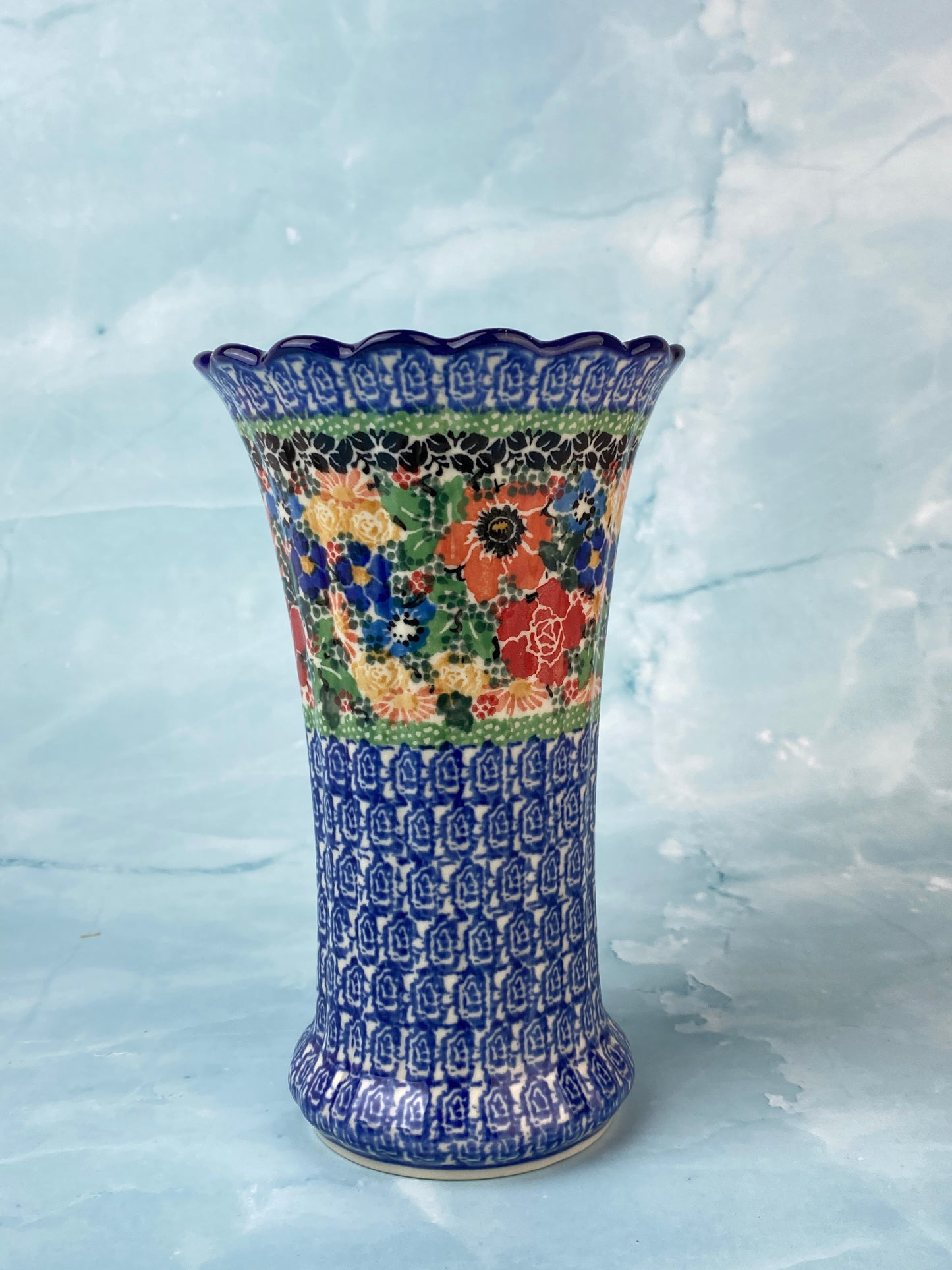 Ruffled Unikat Vase - Shape 50 - Pattern U4011