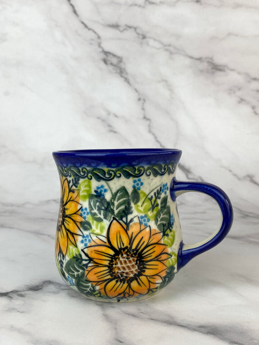 Vena Unikat 8oz Mug - Shape V053 - A563 Sunflower